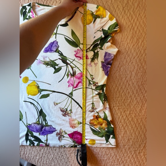 Ted Baker London Vikina Floral Short-Sleeve T-Shirt, - Picture 3 of 5